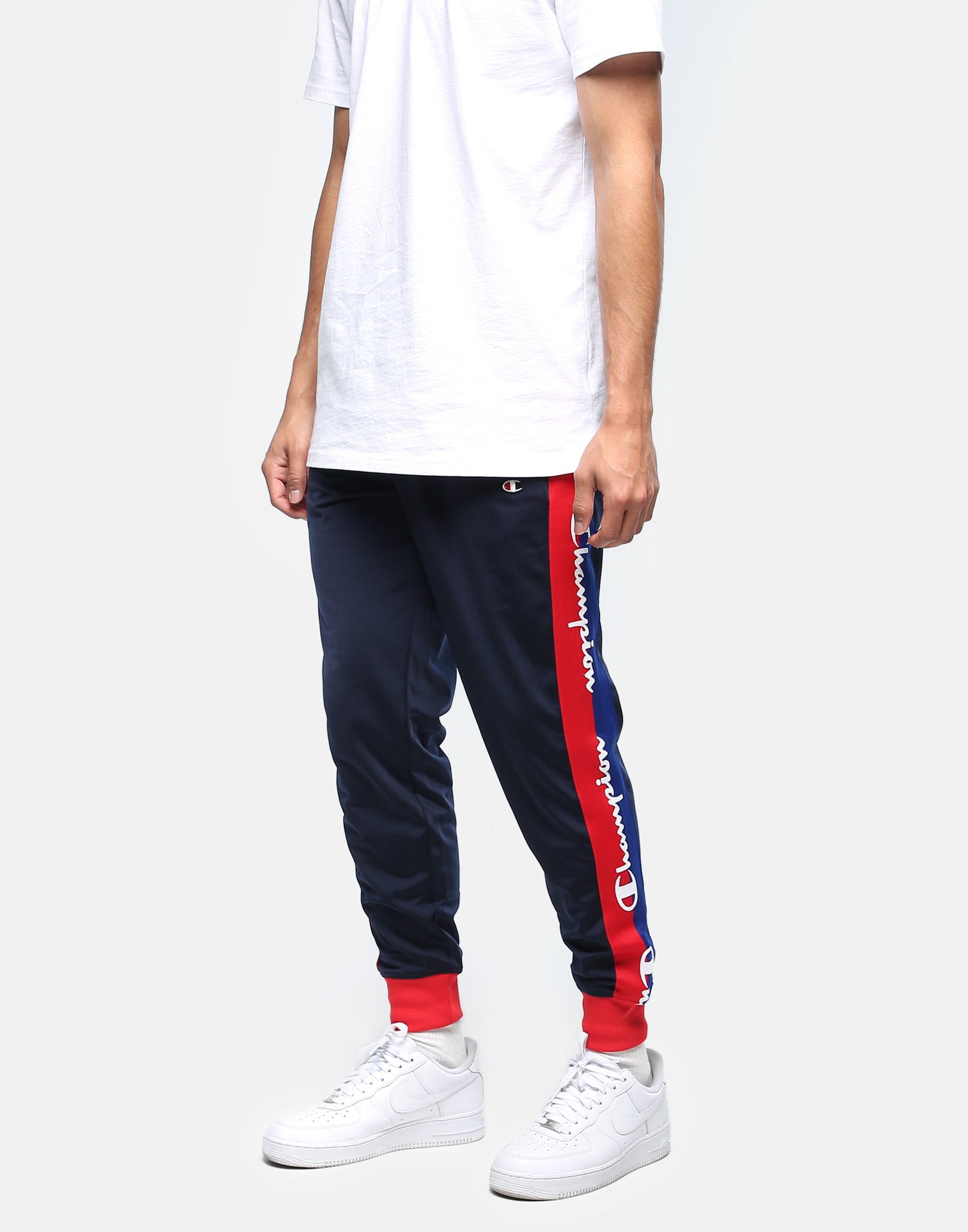 champion tape woven track pants