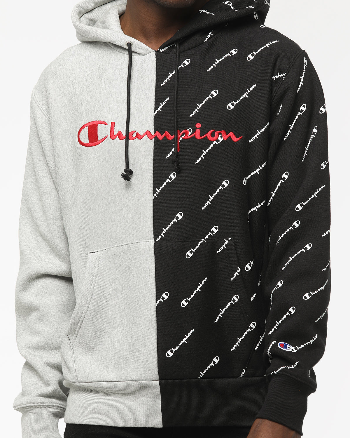 champion split hoodie