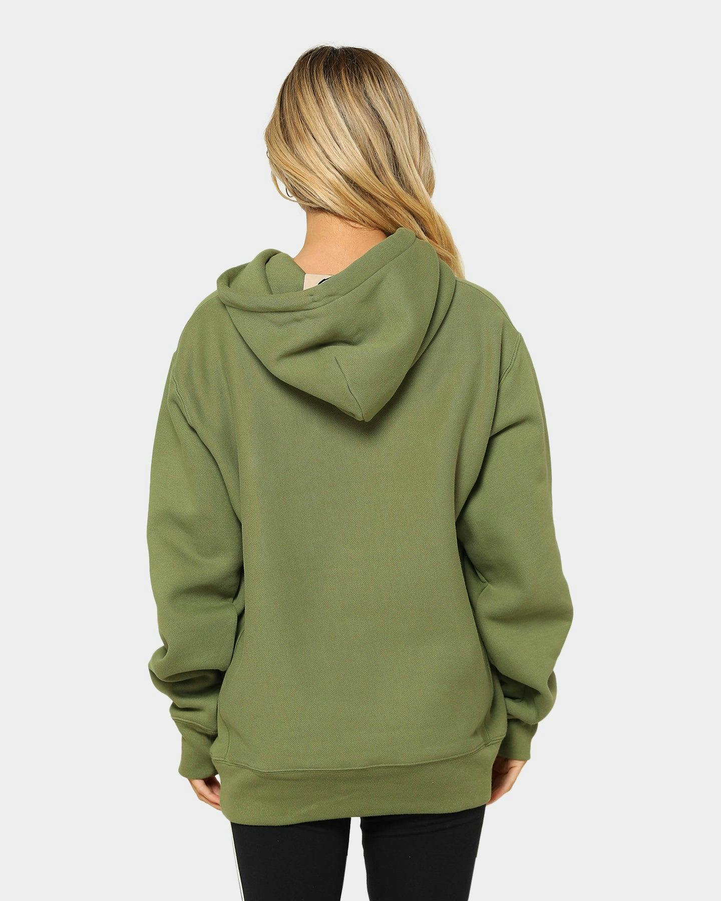 Champion reverse weave hoodie cargo olive Clearance