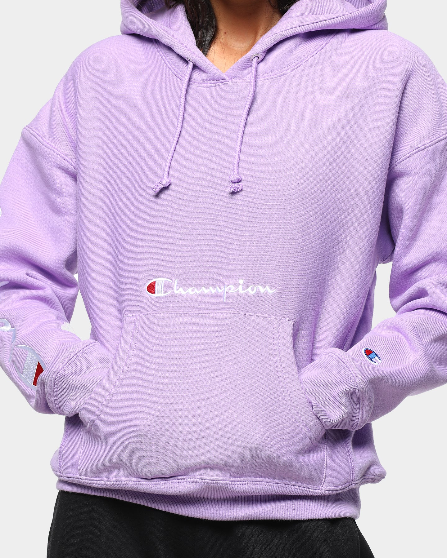 champion violet hoodie