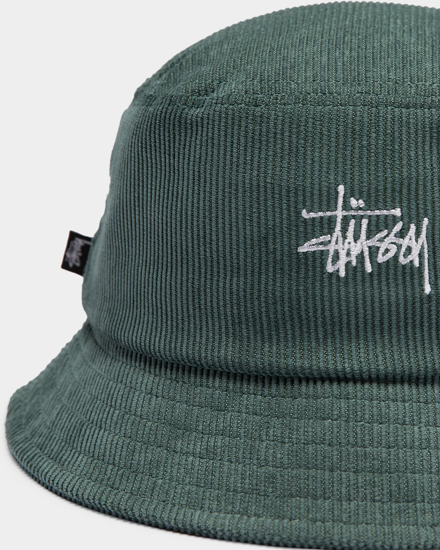 stussy cord bucket hat