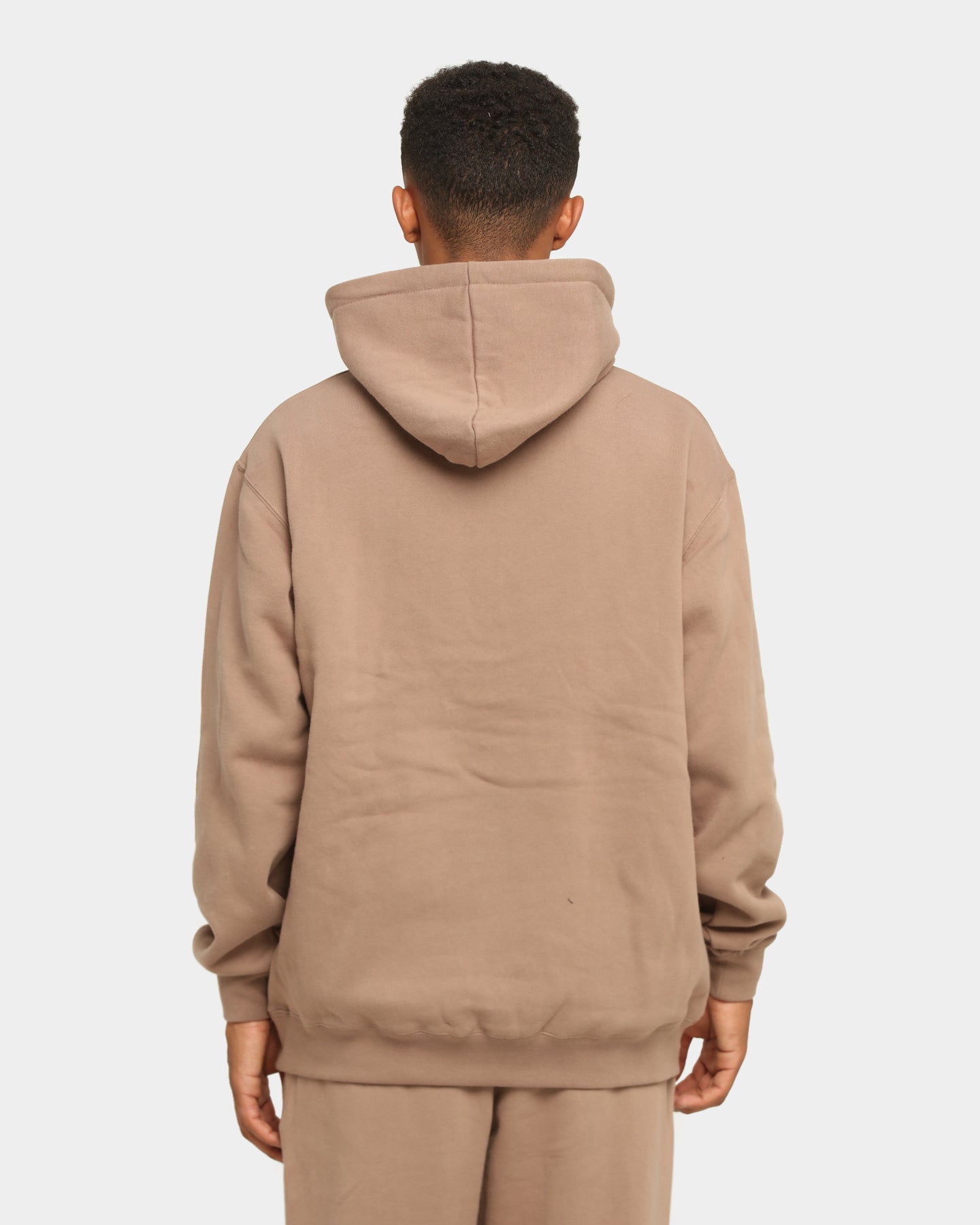 stussy hoodie brown