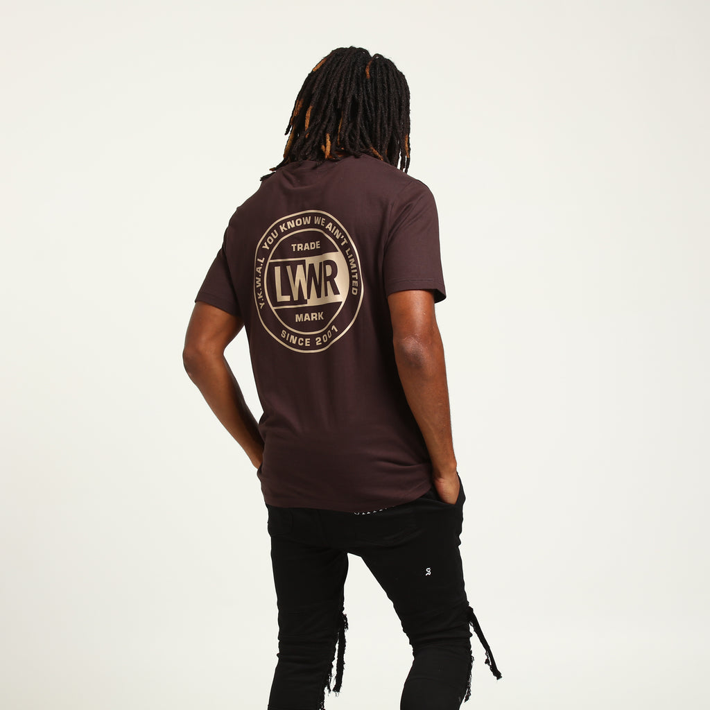 Lower QRS Tee League Brown/Beige