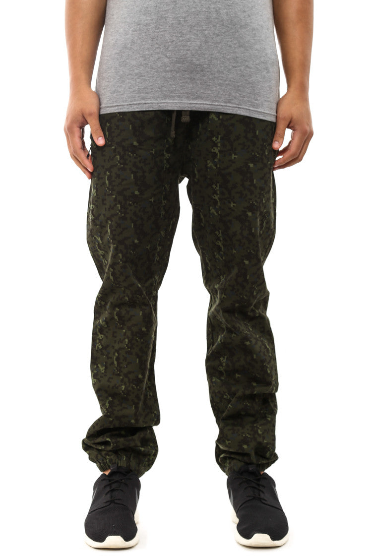 dark green camo pants