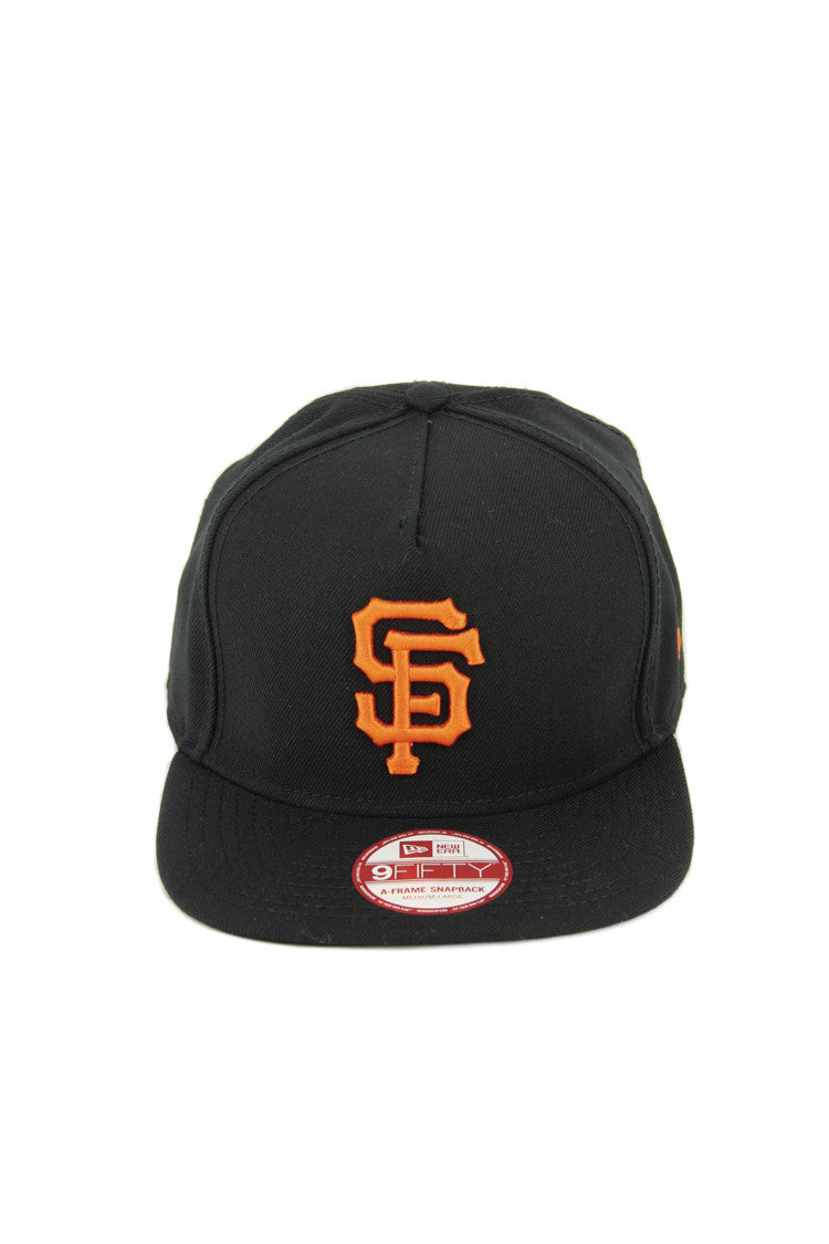 New Era 9forty New York Giants Retro Logo Adjustable 940 Curve Peak Hat Cap