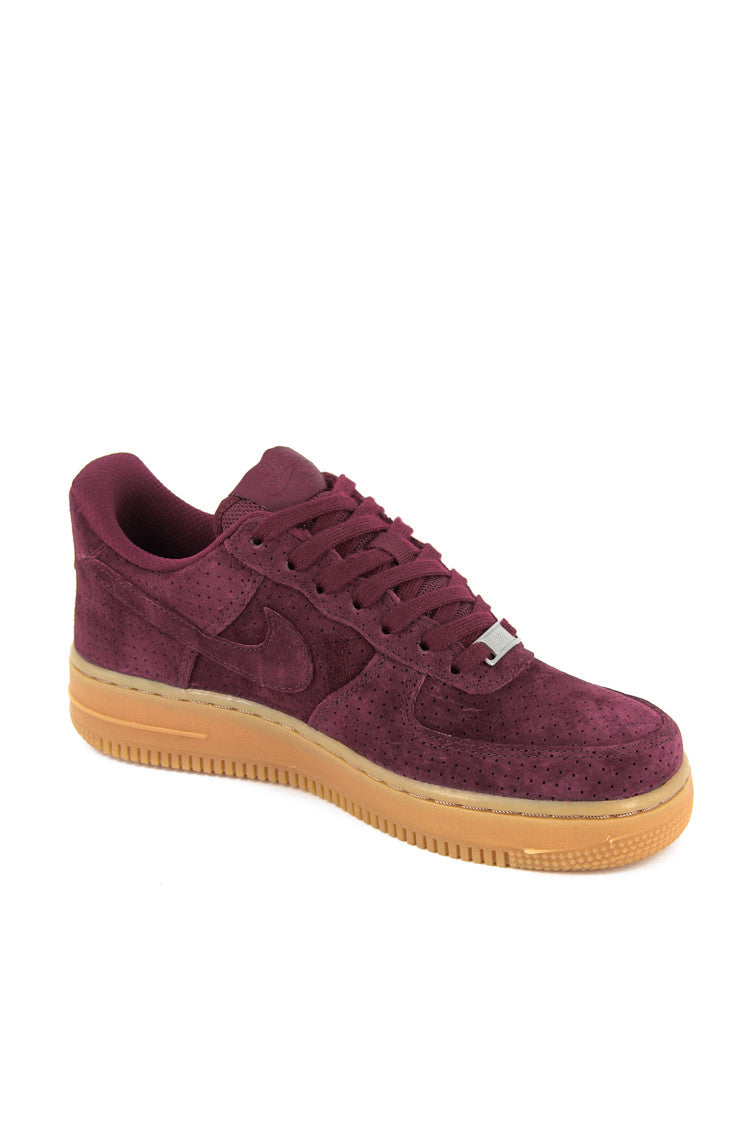 nike air force 1 suede womens burgundy